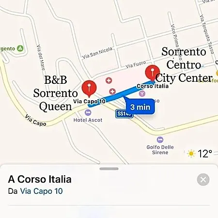 Bed & Breakfast Queen Sorrento